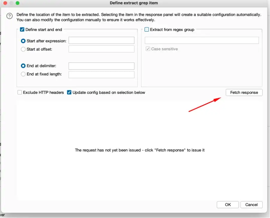 Using BurpSuite to update anti csrf tokens in phpMyAdmin Step 3