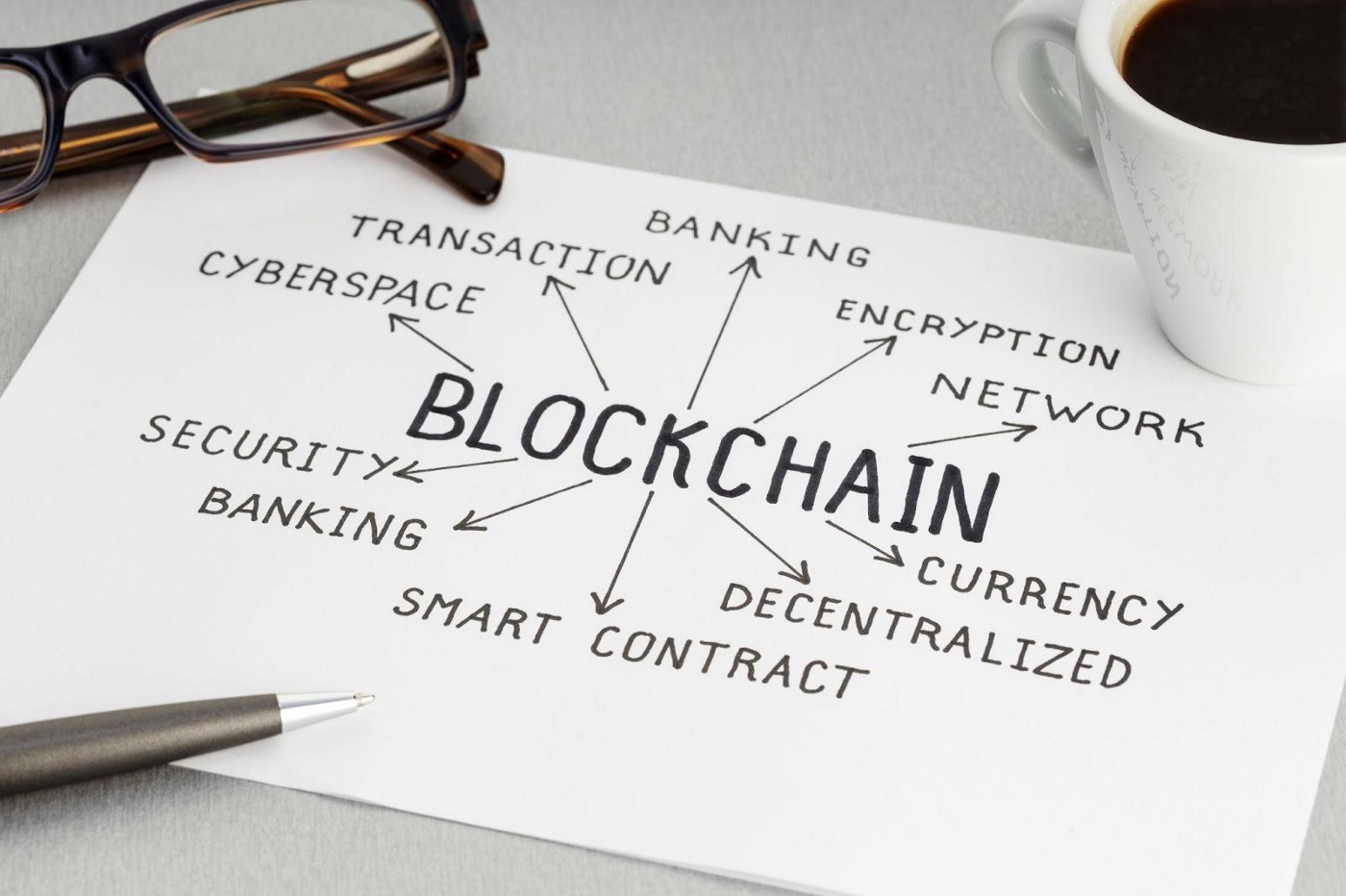 Blockchain uses stock image