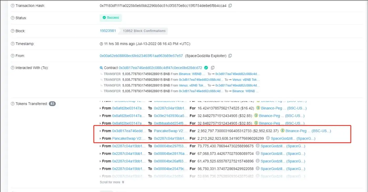 figure 2: Transaction details